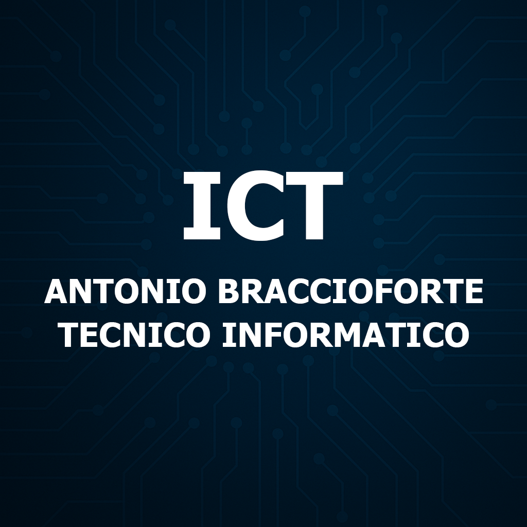 Antonio Braccioforte, Tecnico Informatico